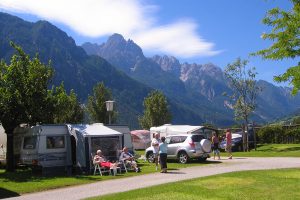 doorreiscampings in Frankrijk, Oostenrijk en Italie