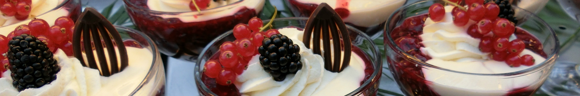 Zoete desserts in Europa